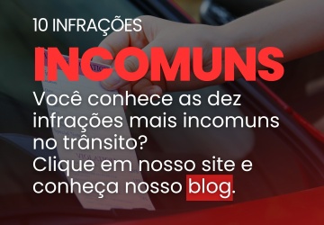 10 INFRAÇÕES INCOMUNS