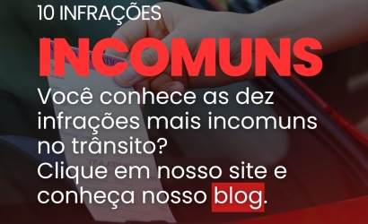 10 INFRAÇÕES INCOMUNS